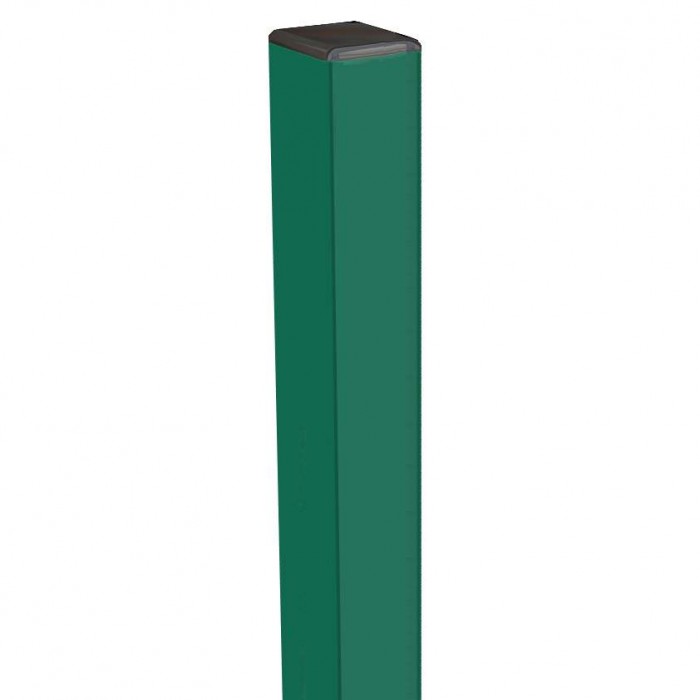детальное изображение Столб заборный 80х80мм L3м оцинкованный с ППК 6005 зеленый