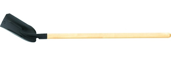 детальное изображение Лопата совковая песочная, с деревянным черенком