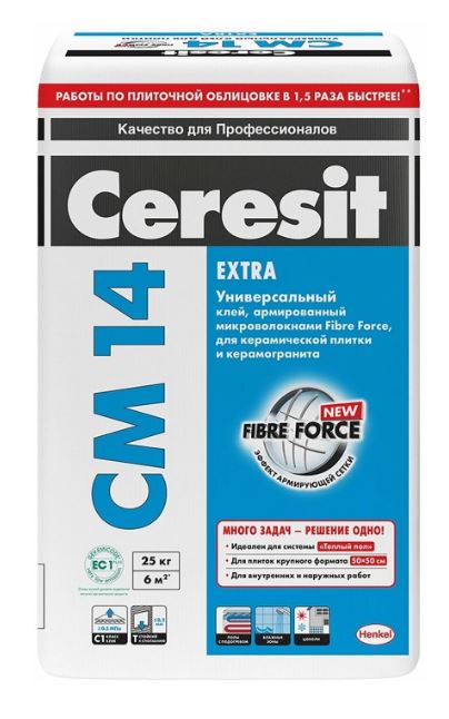 детальное изображение Клей Ceresit CM14 для плитки 25кг