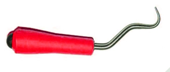 детальное изображение Крюк для вязки оцинков. сталь, пластик. рукоятка, 220х30мм