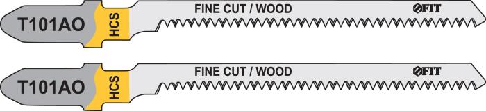 детальное изображение Полотна по дереву, HCS, остроконечные зубья, 82/56/1,4 мм (Т101AO),2 шт.